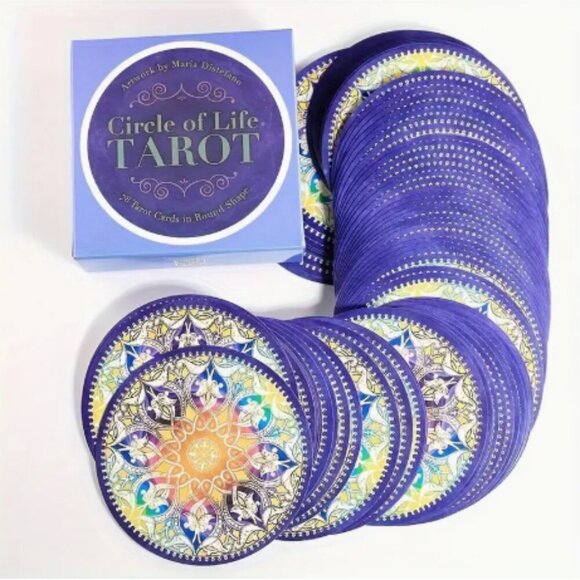 Maria Distefano Other - Circle of Life Tarot Round 78 Card Deck NWT